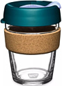 Многоразовый стакан KeepCup Brew Cork M Eventide 340мл (бирюзовый)