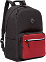 Городской рюкзак Grizzly RQL-218-2 (черный/красный)