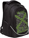 Школьный рюкзак Grizzly RU-335-2 (черный/хаки)