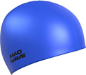 Шапочка для плавания Mad Wave Metal (синий)