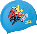 Шапочка для плавания Mad Wave Llama (голубой)
