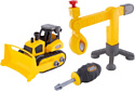 Конструктор Nikko Junior Builder 40022 Construction Site - Bulldozer/Crane