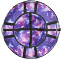 Тюбинг Hubster Люкс Pro S Галактика 90см во6639-1 (фиолетовый)