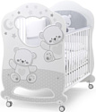Классическая детская кроватка Italbaby Jolie Oblo 070.0860-5 (белый/серый)
