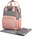 Рюкзак для мамы BRAUBERG Mommy 270821 (серый/розовый)