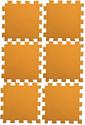 Cпортивный мат Kampfer Будомат №6 150x100x2 (оранжевый)