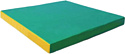Cпортивный мат КМС №2 100x100x10 (зеленый/желтый)