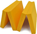 Cпортивный мат КМС №5 складной 200x100x10 (желтый)
