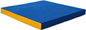 Cпортивный мат КМС №2 100x100x10 (синий/желтый)