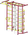 Детский спортивный комплекс Пионер С5ЛМ (красный/желтый)