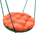 Подвесные качели M-Group Гнездо в оплетке 0.8м 17059907 (оранжевая подушка)
