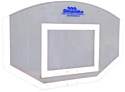 Баскетбольный щит Dinamika ZSO-002112 (белый)