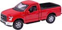 Пикап Welly Ford F-150 Regular Cab 43701W (красный)