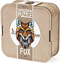 Eco-Wood-Art Пазл EWA Лис L в деревянной упаковке (640 эл)