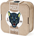 Eco-Wood-Art Пазл EWA Пантера L в деревянной упаковке (490 эл)
