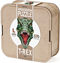 Eco-Wood-Art Пазл EWA Ти-Рекс L в деревянной упаковке (570 эл)