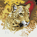 Алмазная мозаика Белоснежка Портрет леопарда 273-ST-S