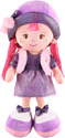 Кукла Maxitoys Малышка Аня в фиолетовом платье и шляпке MT-CR-D01202314-35