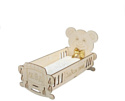 Кроватка для кукол Leader Toys Honey Bear 11592 (дерево светлое)