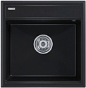 Кухонная мойка Paulmark Stepia-500 PM115051-BLM (черный металлик)