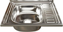Кухонная мойка Mixline 538194 (левая, полированная, 0.8 мм)