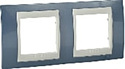 Рамка Schneider Electric Unica MGU6.004.554 (холодный голубой/слоновая кость)