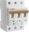 Выключатель автоматический Werkel 3P 20 A C 6 kА W903P206