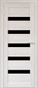 Межкомнатная дверь Юни Бона 03 (ч) 70x200 (лиственица сибиу/черное белое)