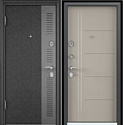 Металлическая дверь Torex Дельта MP-27 205x96 (серый/дерево светлое, правый)