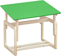 Детский стол Элегия Детский регулируемый (зеленый/лак)