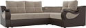 Угловой диван Mebelico Митчелл 107542 (правый, бежевый/коричневый)