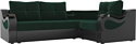Угловой диван Mebelico Митчелл 107545 (правый, зеленый/коричневый)