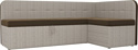 Угловой диван Mebelico Форест 107087 (правый, коричневый/корфу 02)