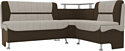 Угловой диван Mebelico Сидней 107392 (левый, корфу 02/коричневый)