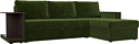 Угловой диван Лига диванов Атланта С 109666 (правый, зеленый)