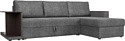 Угловой диван Лига диванов Атланта С 109674 (правый, серый)