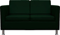 Диван Brioli Дилли двухместный (экокожа, L15 зеленый)