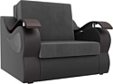 Кресло-кровать Mebelico Меркурий 105486 80 см (серый/черный)