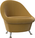 Интерьерное кресло Лига диванов 113401 (микровельвет желтый)