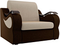 Кресло Лига диванов Меркурий 100673 80 см (бежевый/коричневый)