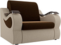 Кресло Лига диванов Меркурий 100675 60 см (коричневый/бежевый)