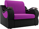 Кресло Лига диванов Меркурий 100676 80 см (фиолетовый/черный)
