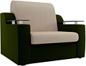 Кресло Лига диванов Сенатор 100689 80 см (бежевый/зеленый)