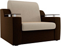 Кресло Лига диванов Сенатор 100690 80 см (бежевый/коричневый)