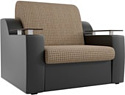 Кресло Лига диванов Сенатор 100699 80 см (коричневый/черный)