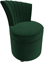 Интерьерное кресло Лига диванов Ирис (велюр зеленый)