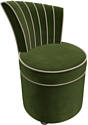 Интерьерное кресло Лига диванов Ирис (микровельвет, зеленый/бежевый)