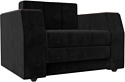 Кресло-кровать Лига диванов Атлантида 113842 (велюр черный)