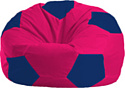 Кресло-мешок Flagman Мяч Стандарт М1.1-378 (малиновый/темно-синий)