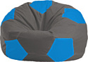 Кресло-мешок Flagman Мяч Стандарт М1.1-359 (темно-серый/голубой)
